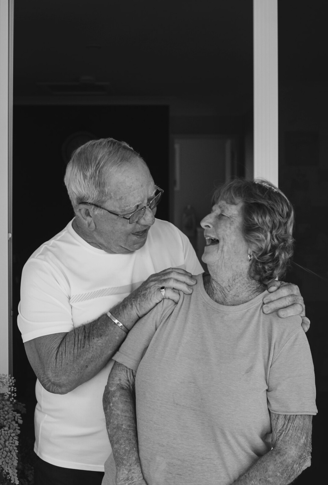 senior people smiling together